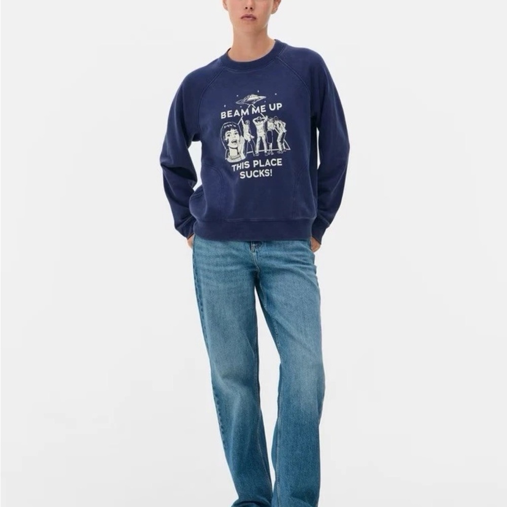Stranger Things Primark Official Beam Me Up This Place Sucks Sweater Size Large